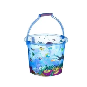 Transparent Bucket with Pattern