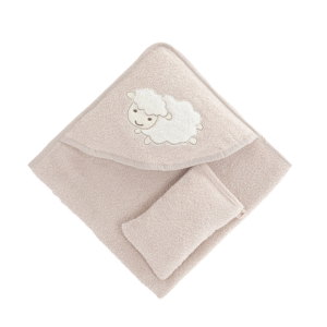 Towel & Washing Glove Set - Sheep