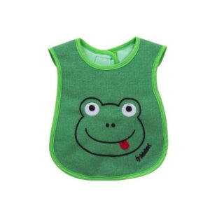 Bib with Embroidery - Frog