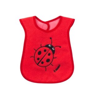 Bib with Embroidery - Lady Bug