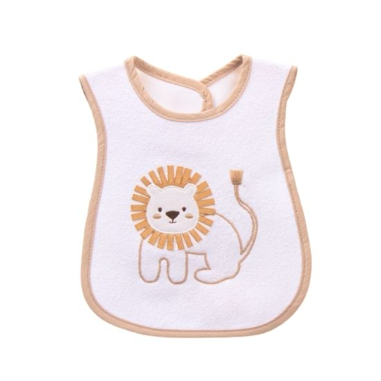 Bib with Embroidery - Lion King - Image 2