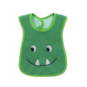 Bib with Embroidery - Cute Monster