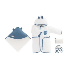 5 Pcs. Muslin Bathrobe Set