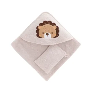 Towel & Washing Glove Set - Little Lion
