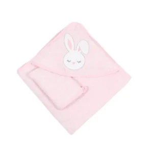 Towel & Washing Glove Set - Sleeping Rabbit