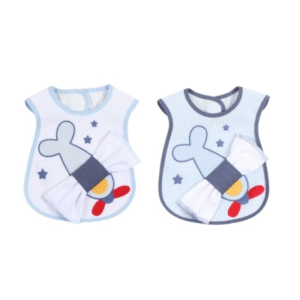 Plastering Bib with Mouth Wipe - Boy