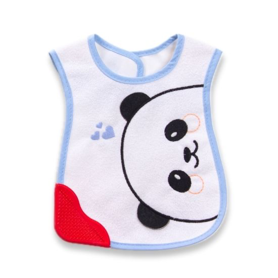 Plastering Bib with Teether - Boy - Image 3