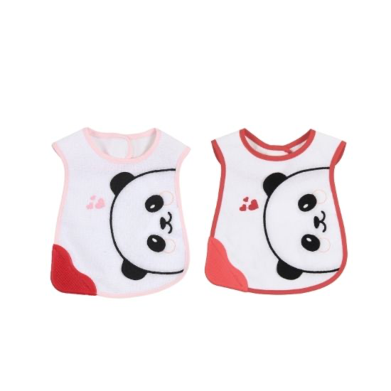 Plastering Bib with Teether - Girl