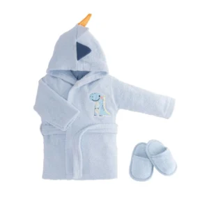 Woven Mini Bathrobe Set (2 Pcs.) - Dino