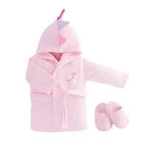 Woven Mini Bathrobe Set (2 Pcs.) - Dino