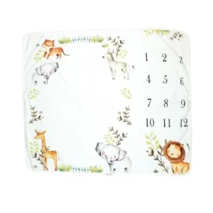 Month Blanket - Animal World