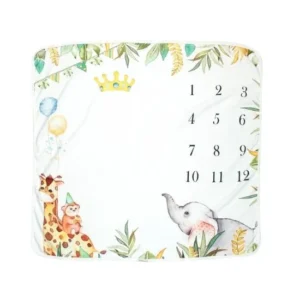 Month Blanket - King Elephant