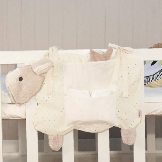 Crib Side Organizer - Sheep - Image 8