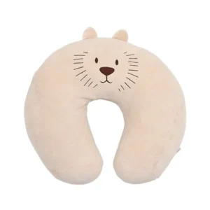 Velvet Support Cushion with Figure