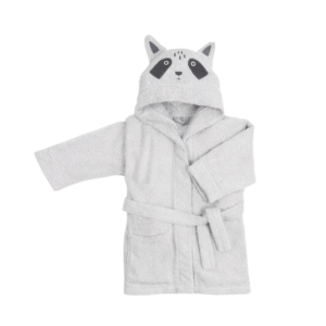 Woven Child Bathtobe - Cute Raccoon