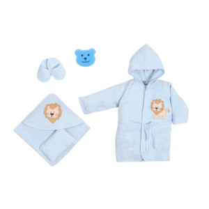 Babydo 5 Pcs. Bathtobe and Towel Set - Lion
