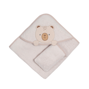 Babydo Towel and Washing Glove Set - Lovely Bear