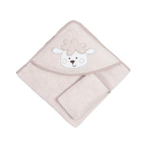 Babydo Towel and Washing Glove Set - Cute Sheep