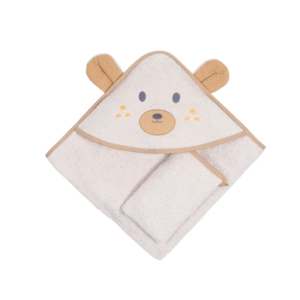 Babydo Towel and Washing Glove Set - Bubby Bear
