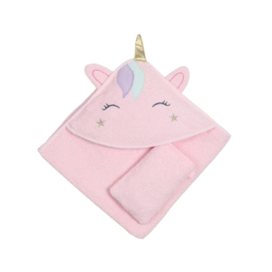 Towel & Washing Glove Set - Colorful Unicorn