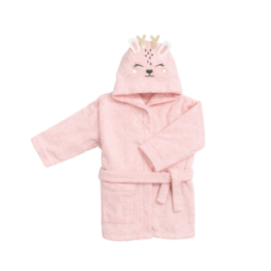 Woven Baby Bathrobe - Gazelle