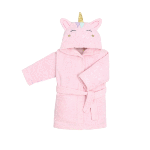 Woven Baby Bathrobe - Colorful Unicorn