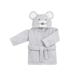 Woven Baby Bathrobe - Little Mouse